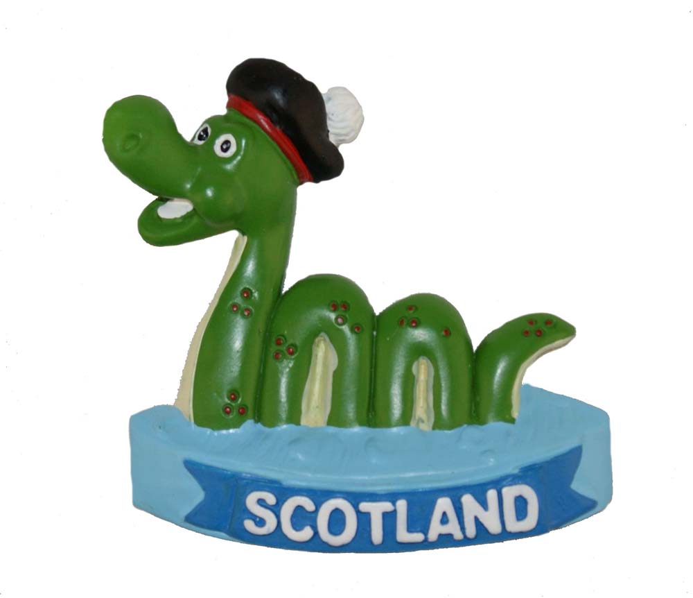 Loch Ness Monster on Water Magnet - The Clansman Centre